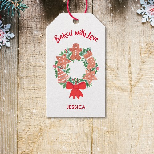 Baked With Love Christmas Gift Tags