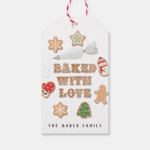 Baked With Love    Cookie Gift Tags