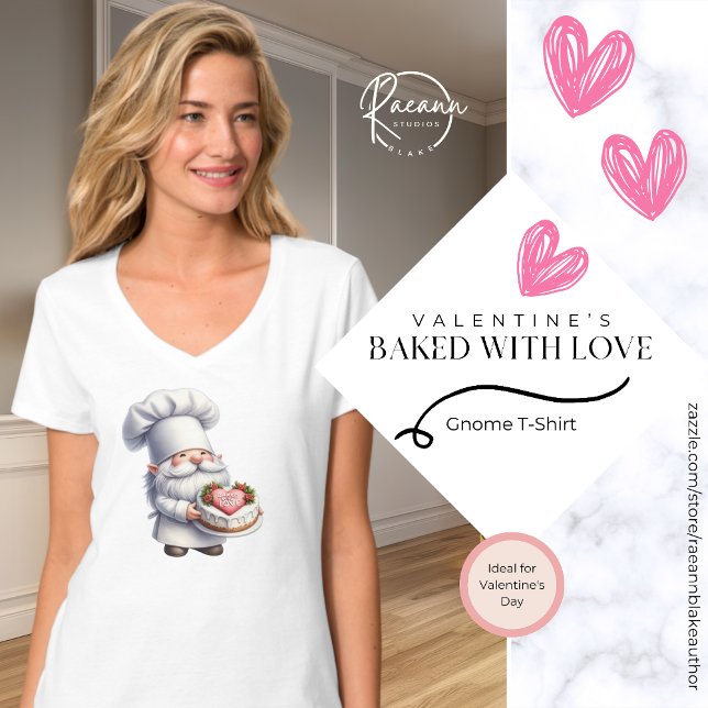 Baked with Love Gnome T-Shirt (Creator Uploaded)