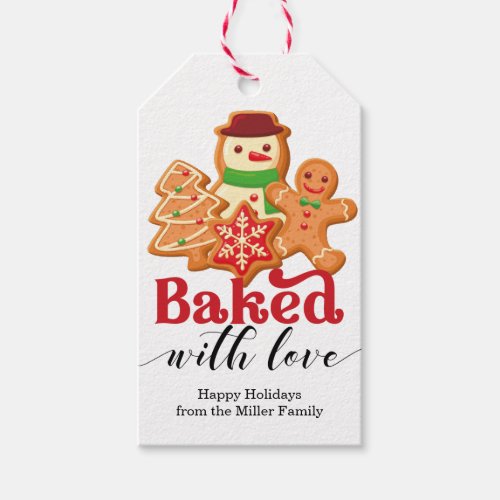 Baked with Love Holiday Cookie Gift Tags