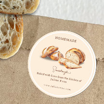 Baked with Love Homemade Sourdough Sticker