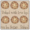 Baked with Love Personalized Chocolate Chip Cookie