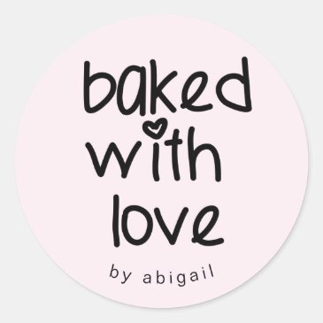 Baked with Love - Personalized Custom Color