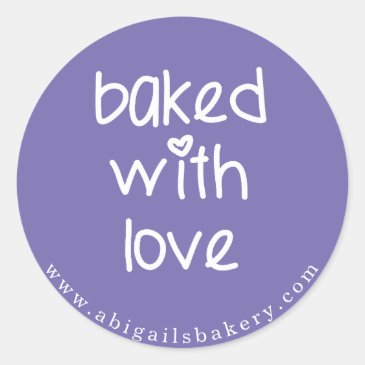 Baked with Love - Personalized Custom Color