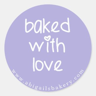 Baked with Love - Personalized Custom Color
