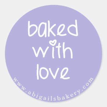 Baked with Love - Personalized Custom Color