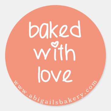 Baked with Love - Personalized Custom Color