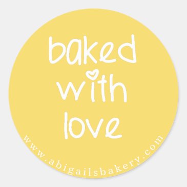 Baked with Love - Personalized Custom Color