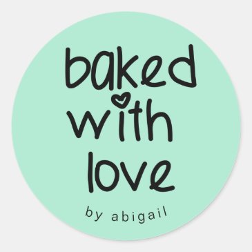 Baked with Love - Personalized Custom Color