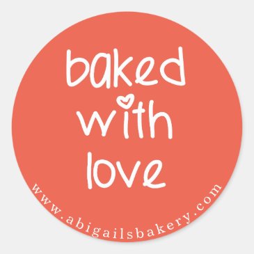 Baked with Love - Personalized Custom Color