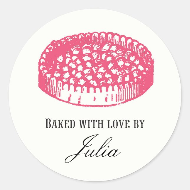 Baked with Love Stickers (Front)