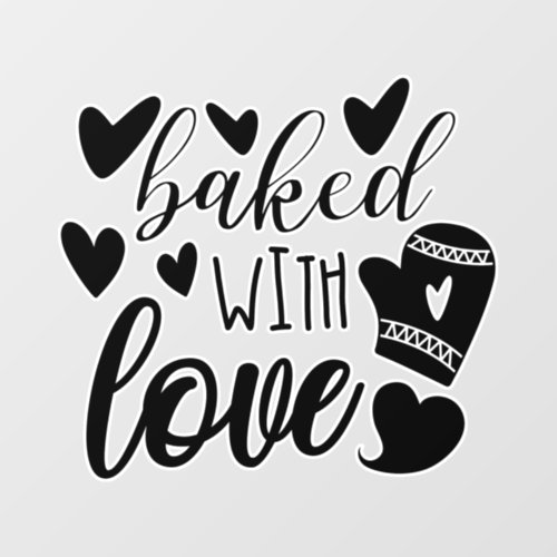 Baked With Love Wall Decal