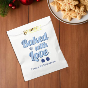 Baked With Love Winter Christmas Treats Favor Bag