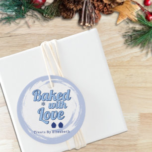 Baked With Love Winter Christmas Treats Favor Tags