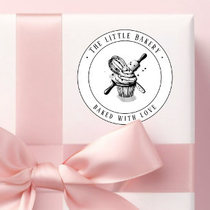 Baked with love Wood Art Stamp