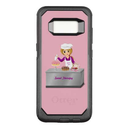 Baker Babe Cake Decorating Sweet Therapy OtterBox Commuter Samsung Galaxy S8 Case