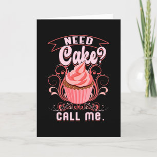 Baker Bakery Baking Bake Cake Bread Gift Idea Card
