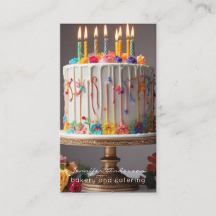 Baker Bakery Business Cards