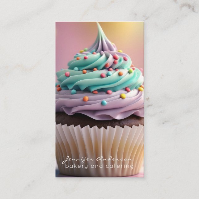 Baker Bakery Business Cards (Front)