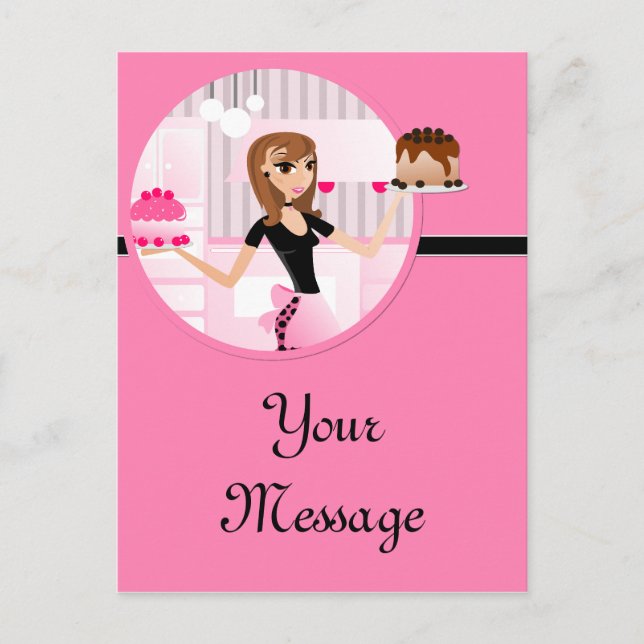 Baker/Bakery/Pastry Chef 5 Postcards (Front)