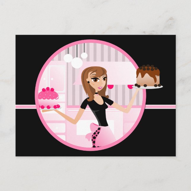 Baker/Bakery/Pastry Chef 6 Postcards (Front)