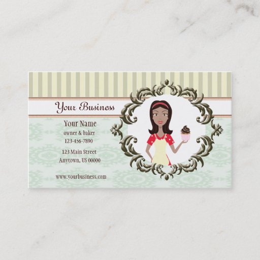Customizable Baker, Bakery, Pastry Chef Business Card