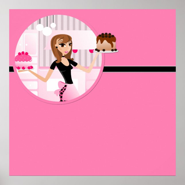 Baker/Bakery/Pastry Chef Poster 4 (Front)
