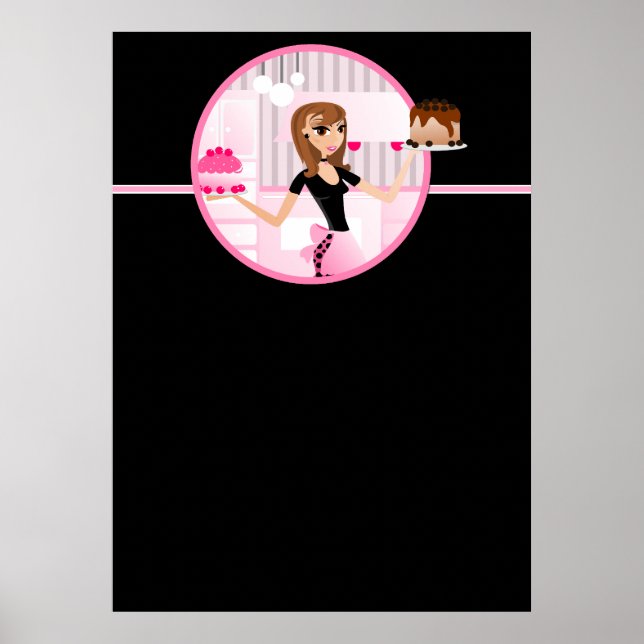 Baker/Bakery/Pastry Chef Poster 6 (Front)