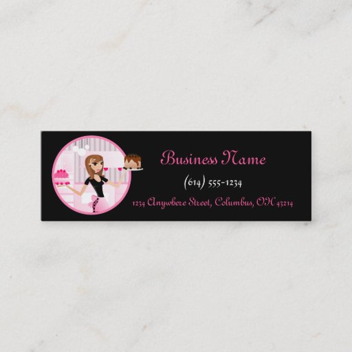 Customizable Baker/Bakery/Pastry Chef Profile Cards (2 Design) Business Card