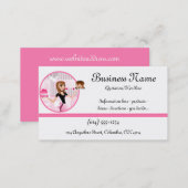 Baker/Bakery/Pastry Cupcake Chef 2 Business Cards (Front/Back)