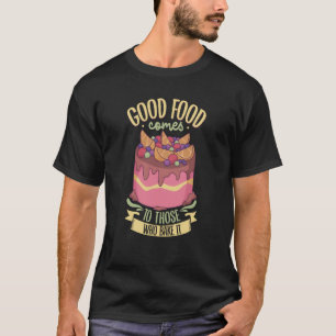 Baker Baking Cupcake Bread Cookie Kitchen Cooking T-Shirt