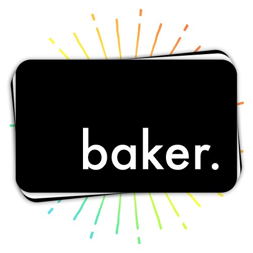 baker. business card templates