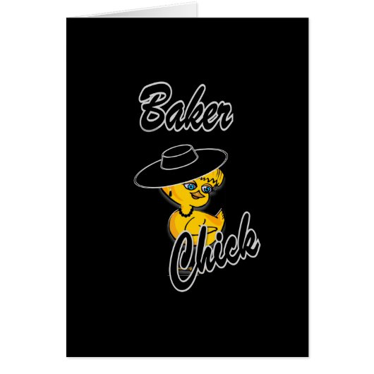 Baker Chick #4 Cards (Front)