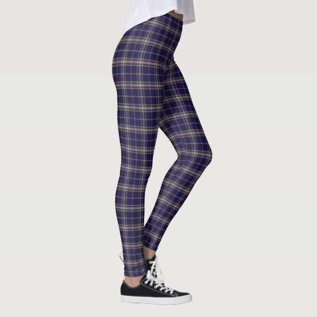 Baker Clan Tartan Plaid Leggings (Right)