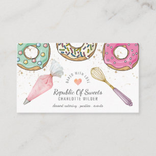 Baker Desserts Baking Utensils Business Card