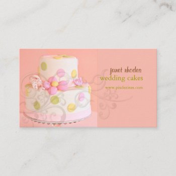 Baker/diy Fonts Background Colors Business Card by Create_Business_Card at Zazzle