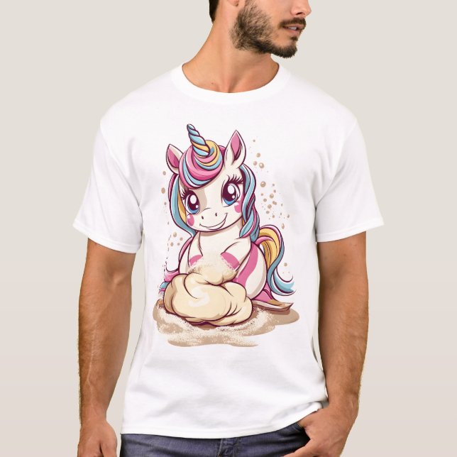 Baker Dough Unicorn (1) T-Shirt (Front)