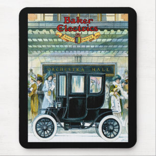 Baker Electric Cars - Vintage Ad Mouse Pad