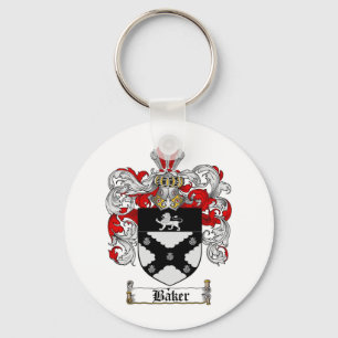 BAKER FAMILY CREST - BAKER COAT OF ARMS KEYCHAIN