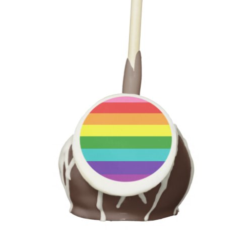 Baker Gay Pride Flag Rainbow Stripe Celebration Cake Pops