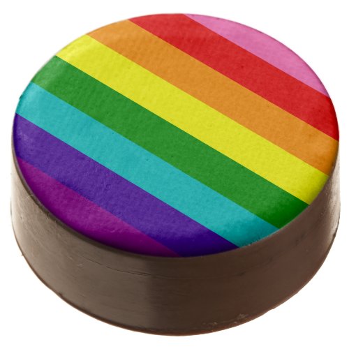 Baker Gay Pride Flag Rainbow Stripe Celebration Chocolate Covered Oreo
