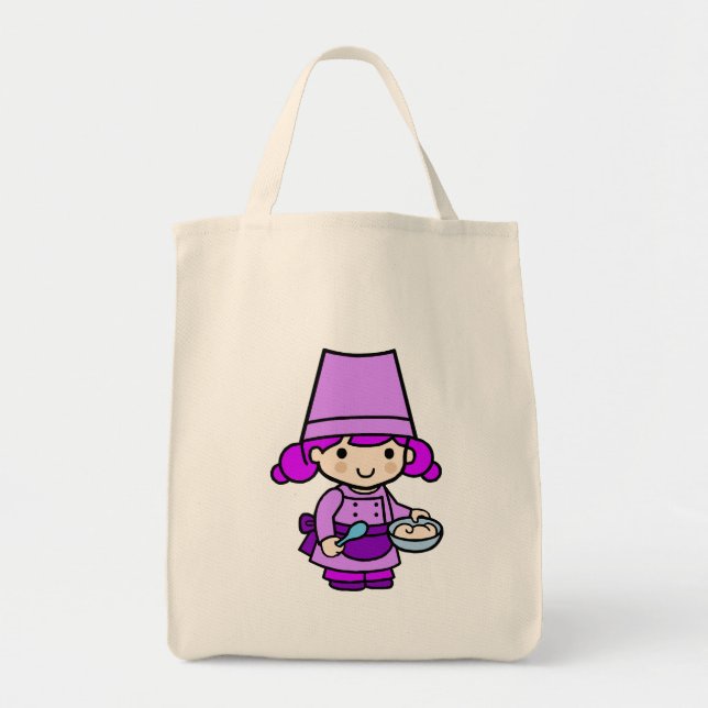 Baker girl 2 tote bag (Front)