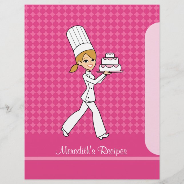 Baker Girl Pages to Index Recipes Blonde Version (Front)