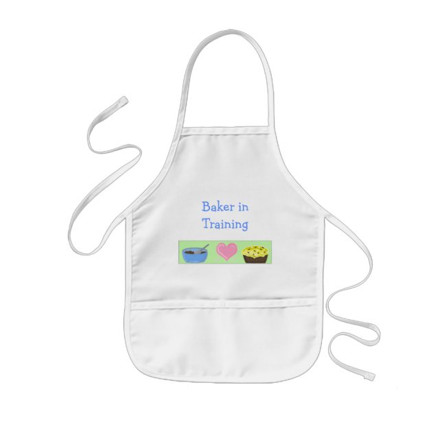 Baker in Training Kids' Apron (Front)
