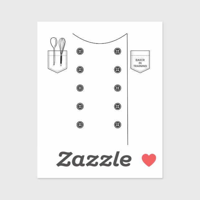Baker in Training Sticker (Sheet)