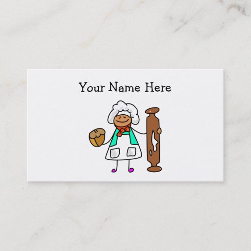 Customizable Baker Kid Business Cards