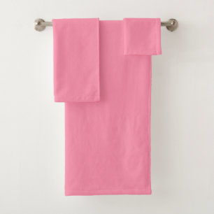Baker-Miller pink (solid color)  Bath Towel Set