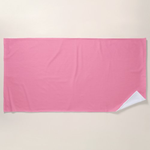 Baker_Miller pink solid color Beach Towel