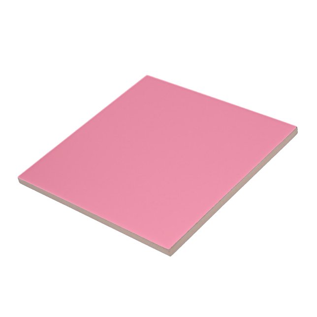 Baker-Miller pink (solid color) Ceramic Tile (Side)