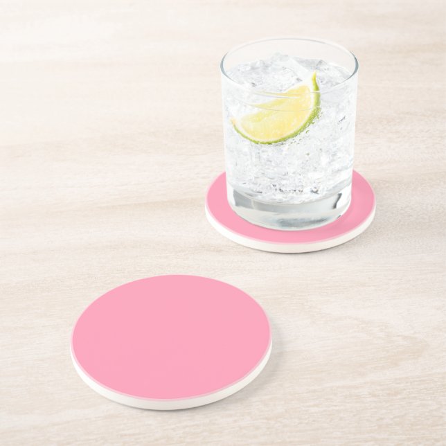 Baker-Miller pink (solid color) Coaster (Side)